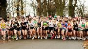 3 December 2006; Start of the Jingle Bells 5K, Phoenix Park, Dublin. Picture credit: Tomas Greally / SPORTSFILE