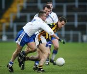 3 December 2006; John McEntee, Crossmaglen Rangers, in action against Martin Harney, Ballinderry. AIB Ulster Club Senior Football Championship Final, Ballinderry v Crossmaglen Rangers, Casement Park, Belfast, Co. Antrim. Picture credit: Oliver McVeigh / SPORTSFILE