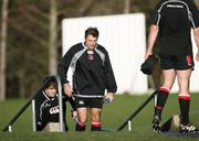 6 December 2006; Kieron Dawson, after Ulster rugby squad training. Newforge Country Club, Belfast, Co. Antrim. Picture credit: Oliver McVeigh / SPORTSFILE