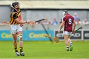 22 June 2014; Jackie Tyrrell, Kilkenny, discards a broken hurley during the game. Leinster GAA Hurling Senior Championship, Semi-Final, Kilkenny v Galway, O'Connor Park, Tullamore, Co Offaly. Picture credit: Piaras Ó Mídheach / SPORTSFILE