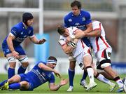 30 August 2014; Craig Gilroy, Ulster, is tackled by Mike McCarthy, Leinster. Pre-Season Friendly, Leinster v Ulster. Tallaght Stadium, Tallaght, Co. Dublin. Picture credit: Ramsey Cardy / SPORTSFILE