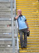 31 August 2014; A dejected Dublin supporter stands on Hill 16 after the game. GAA Football All Ireland Senior Championship Semi-Final, Dublin v Donegal, Croke Park, Dublin. Picture credit: Brendan Moran / SPORTSFILE