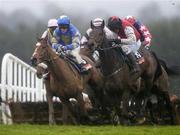 10 December 2006; View Mount Prince with Philip Carberry up, right, races clear of eventual third place Patsy Bee, Paddy Flood up, on their way to winning The Schweppes Handicap Hurdle. Punchestown Racecourse, Co. Kildare. Picture credit: Brian Lawless / SPORTSFILE