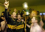 10 December 2006; Dr Crokes players celebrate at the end of the game. AIB Munster Senior Club Football Championship Final, Dr Crokes v The Nire, Pairc Ui Chaoimh, Cork. Picture credit: David Maher / SPORTSFILE