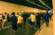 10 December 2006; Some of the 10,000 runners taking part in the Dublin Port Tunnel 10k Run. Picture credit: Tomas Greally / SPORTSFILE
