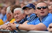 31 August 2014; Dublin supporters during the closing stages of the game. GAA Football All Ireland Senior Championship Semi-Final, Dublin v Donegal, Croke Park, Dublin. Picture credit: Stephen McCarthy / SPORTSFILE