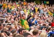 31 August 2014; A Donegal supporter during the game. GAA Football All Ireland Senior Championship Semi-Final, Dublin v Donegal, Croke Park, Dublin. Picture credit: Ramsey Cardy / SPORTSFILE