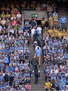 31 August 2014; Dublin supporters leave before the end of the game. GAA Football All Ireland Senior Championship Semi-Final, Dublin v Donegal, Croke Park, Dublin. Picture credit: Dáire Brennan / SPORTSFILE