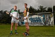 1 September 2014; This is Major: Electric Ireland linked up with All Ireland Minor GAA finalist captains, Cian Lynch, Limerick, left, and Darragh Joyce, Kilkenny, ahead of the 2014 All-Ireland Minor Hurling & Football Championship Finals. Clanna Gael Fontenoy GAA Club, Ringsend, Dublin. Photo by Sportsfile