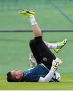 1 September 2014; Republic of Ireland goalkeeper Shay Given in action during squad training ahead of their side's International friendly match against Oman on Wednesday. Republic of Ireland Squad Training, Gannon Park, Malahide, Co. Dublin. Picture credit: Brendan Moran / SPORTSFILE