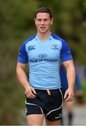 1 September 2014; Leinster's John Cooney arrives for squad training ahead of their side's Guinness PRO12 Round 1 match against Glasgow Warriors on Saturday. Leinster Rugby Squad Training, UCD, Belfield, Dublin. Picture credit: Stephen McCarthy / SPORTSFILE