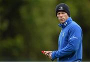 1 September 2014; Leinster strength & conditioning coach Daniel Tobin during squad training ahead of their side's Guinness PRO12 Round 1 match against Glasgow Warriors on Saturday. Leinster Rugby Squad Training, UCD, Belfield, Dublin. Picture credit: Stephen McCarthy / SPORTSFILE