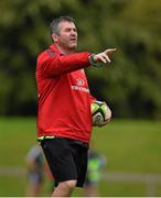 1 September 2014; Munster head coach Anthony Foley during squad training ahead of their Guinness PRO12 round 1 match against Edinburgh on Friday. Munster Rugby Squad Training, University of Limerick, Limerick. Picture credit: Diarmuid Greene / SPORTSFILE