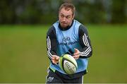 1 September 2014; Munster's Johne Murphy in action during squad training ahead of their Guinness PRO12 round 1 match against Edinburgh on Friday. Munster Rugby Squad Training, University of Limerick, Limerick. Picture credit: Diarmuid Greene / SPORTSFILE