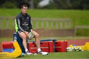 1 September 2014; Munster's Robin Copeland sits out squad training ahead of their Guinness PRO12 round 1 match against Edinburgh on Friday. Munster Rugby Squad Training, University of Limerick, Limerick. Picture credit: Diarmuid Greene / SPORTSFILE