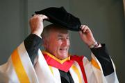 20 December 2006; Former Kilkenny Hurling Legend Eddie Keher is awarded an Honorary Doctorate of Science by the University of Limerick, Limerick. Picture credit: Kieran Clancy / SPORTSFILE
