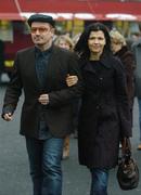 26 December 2006; U2 singer Bono arrives with his wife Ally for the days races. Leopardstown Racecourse, Leopardstown, Dublin. Picture credit: Pat Murphy / SPORTSFILE