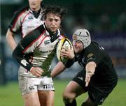 26 December 2006; Neil Best, Ulster, is tackled by Brett Wilkinson, Connacht. Magners League, Ulster v Connacht, Ravenhill Park, Belfast. Picture credit: Oliver McVeigh / SPORTSFILE