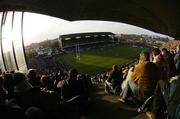 31 December 2006; Spectators watch on from the East Stand during the last game to be played at Lansdowne Road. Magners League, Leinster v Ulster, Lansdowne Road, Dublin. Picture credit: David Maher / SPORTSFILE