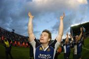 31 December 2006; Leinster captain Brian O'Driscoll waves to the supporters at the end of the game. Magners League, Leinster v Ulster, Lansdowne Road, Dublin. Picture credit: David Maher / SPORTSFILE