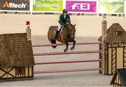 2 September 2014; Darragh Kenny on Imothep competing during speed competition- first Round of the Showjumping. 2014 Alltech FEI World Equestrian Games, Caen, France. Picture credit: Ray McManus / SPORTSFILE