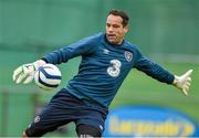 2 September 2014; Republic of Ireland's David Forde during squad training ahead of their side's International friendly match against Oman on Wednesday. Republic of Ireland Squad Training, Gannon Park, Malahide, Co. Dublin. Picture credit: David Maher / SPORTSFILE