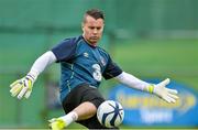 2 September 2014; Republic of Ireland goalkeeper Shay Given during squad training ahead of their side's International friendly match against Oman on Wednesday. Republic of Ireland Squad Training, Gannon Park, Malahide, Co. Dublin. Picture credit: David Maher / SPORTSFILE