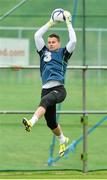 2 September 2014; Republic of Ireland goalkeeper Shay Given during squad training ahead of their side's International friendly match against Oman on Wednesday. Republic of Ireland Squad Training, Gannon Park, Malahide, Co. Dublin. Picture credit: David Maher / SPORTSFILE