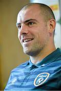 2 September 2014; Republic of Ireland's Darron Gibson during a press conference ahead of their side's International friendly match against Oman on Wednesday. Republic of Ireland Press Conference, Grand Hotel, Malahide, Co. Dublin. Picture credit: David Maher / SPORTSFILE