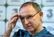 2 September 2014; Republic of Ireland manager Martin O'Neill during a press conference ahead of their side's International friendly match against Oman on Wednesday. Republic of Ireland Press Conference, Grand Hotel,  Malahide, Co. Dublin. Picture credit: David Maher / SPORTSFILE