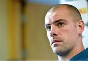 2 September 2014; Republic of Ireland's Darron Gibson during a press conference ahead of their side's International friendly match against Oman on Wednesday. Republic of Ireland Press Conference, Grand Hotel,  Malahide, Co. Dublin. Picture credit: David Maher / SPORTSFILE