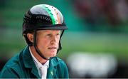 2 September 2014; Cameron Hanley after competing on Antello Z during speed competition- first round of the Showjumping. 2014 Alltech FEI World Equestrian Games, Caen, France. Picture credit: Ray McManus / SPORTSFILE