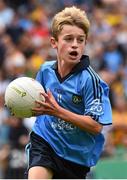 31 August 2014; Jason Bolger, Ballythomas N.S, Wexford, representing Dublin, during the INTO/RESPECT Exhibition GoGames. Croke Park, Dublin. Picture credit: Ramsey Cardy / SPORTSFILE