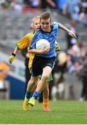 31 August 2014; Michael Doyle, Rath N.S, Ballybrittas, Laois, representing Dublin during the INTO/RESPECT Exhibition GoGames. Croke Park, Dublin. Picture credit: Ramsey Cardy / SPORTSFILE