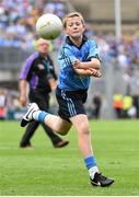 31 August 2014; Darragh O'Sullivan Connell, Murrintown N.S, Wexford, representing Dublin during the INTO/RESPECT Exhibition GoGames. Croke Park, Dublin. Picture credit: Ramsey Cardy / SPORTSFILE