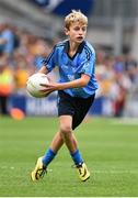 31 August 2014; Jason Bolger, Ballythomas N.S, Wexford, representing Dublin during the INTO/RESPECT Exhibition GoGames. Croke Park, Dublin. Picture credit: Ramsey Cardy / SPORTSFILE