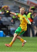 31 August 2014; Ruairí Bannon, St. Mary's Primary School, Fermanagh, representing Donegal, during the INTO/RESPECT Exhibition GoGames. Croke Park, Dublin. Picture credit: Ramsey Cardy / SPORTSFILE
