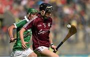 17 August 2014; Oisín Coyle, Galway, in action against Ronan Lynch, Limerick. Electric Ireland GAA Hurling All Ireland Minor Championship Semi-Final, Galway v Limerick. Croke Park, Dublin. Picture credit: Barry Cregg / SPORTSFILE