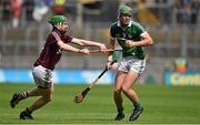 17 August 2014; Ronan Lynch, Limerick, in action against Ronan Bellew, Galway. Electric Ireland GAA Hurling All Ireland Minor Championship Semi-Final, Galway v Limerick. Croke Park, Dublin. Picture credit: Barry Cregg / SPORTSFILE