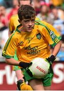 31 August 2014; Fionntáin O'Reilly, Butlersbridge N.S, Cavan, representing Donegal, during the INTO/RESPECT Exhibition GoGames. Croke Park, Dublin. Picture credit: Ramsey Cardy / SPORTSFILE