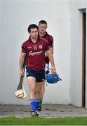 2 September 2014; Kilkenny's Brian Kennedy and John Power make their way to the field for a squad training session ahead of their GAA Hurling All-Ireland Senior Championship Final game against Tipperary on Sunday. Kilkenny Hurling Squad Open Training, Nowlan Park, Kilkenny. Picture credit: Barry Cregg / SPORTSFILE