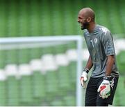 2 September 2014; Oman captain Ali Al-Habsi during squad training ahead of their side's International friendly match against the Republic of Ireland on Wednesday. Oman Squad Training and Press Conference, Aviva Stadium, Lansdowne Road, Dublin. Picture credit: Piaras Ó Mídheach / SPORTSFILE