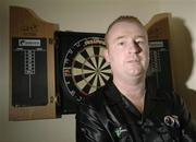 22 December 2006; Mick 'The Magnet' McGowan at his home in Balbriggan before he departs for his match against Phil 'The Power' Taylor on 26th December, in the PDC Ladbrokes.com World Darts Championship, which takes place in The Circus Tavern, Essex, England. Picture credit: Brian Lawless / SPORTSFILE