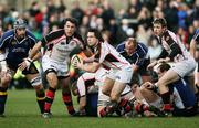 31 December 2006; Kieron Dawson, Isaac Boss, centre, and Tommy Bowe, Ulster. Magners League, Leinster v Ulster, Lansdowne Road, Dublin. Picture credit: Oliver McVeigh / SPORTSFILE