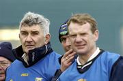 6 January 2007; Wicklow Manager Mick O'Dwyer with his selectors Gerry Farrell and Kevin O'Brien, right. O'Byrne Cup, Wicklow v Carlow, County Park, Aughrim, Co. Wicklow. Picture credit: Matt Browne / SPORTSFILE
