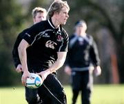 10 January 2007; Ulster's Andrew Trimble in action during rugby squad training. Newforge Country Club, Belfast, Co. Antrim. Picture credit: Oliver McVeigh / SPORTSFILE
