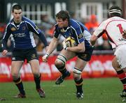 31 December 2006; Leinster's Malcolm O'Kelly in action alongside team-mate Jonathan Sexton, left. Magners League, Leinster v Ulster, Lansdowne Road, Dublin. Picture credit: Oliver McVeigh / SPORTSFILE