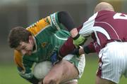 14 January 2007; James Glancy, Leitrim, in action against Darren Mullahy, Galway, FBD Connacht League, Round 2, Galway v Leitrim, Tuam Stadium, Tuam, Galway. Picture credit: Ray Ryan / SPORTSFILE                 *** Local Caption ***