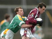 14 January 2007; Joe Bergin, Galway, in action against Brendan Brennan, Leitrim. FBD Connacht League, Round 2, Galway v Leitrim, Tuam Stadium, Tuam, Galway. Picture credit: Ray Ryan / SPORTSFILE *** Local Caption ***