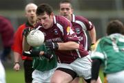 14 January 2007; Paul Geraghty, Galway, in action against James Glancy, Leitrim. FBD Connacht League, Round 2, Galway v Leitrim, Tuam Stadium, Tuam, Galway. Picture credit: Ray Ryan / SPORTSFILE *** Local Caption ***